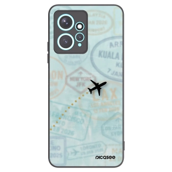 Picasee Xiaomi Redmi Note 12 4G Hülle - Schwarzes Silikon - FLIGHT PATH