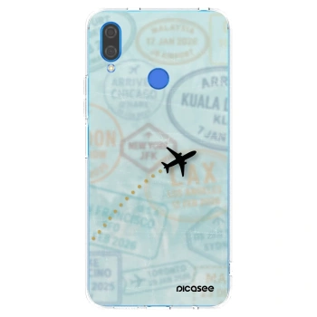 Picasee Huawei Nova 3 Hülle - Transparentes Silikon - FLIGHT PATH