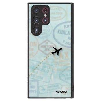 Picasee ULTIMATE CASE PowerShare für Samsung Galaxy S22 Ultra 5G - FLIGHT PATH