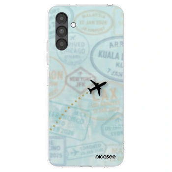 Picasee Samsung Galaxy A04s A047F Hülle - Transparentes Silikon - FLIGHT PATH