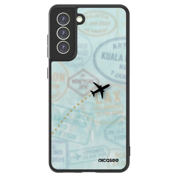 Picasee ULTIMATE CASE PowerShare für Samsung Galaxy S21 FE 5G - FLIGHT PATH