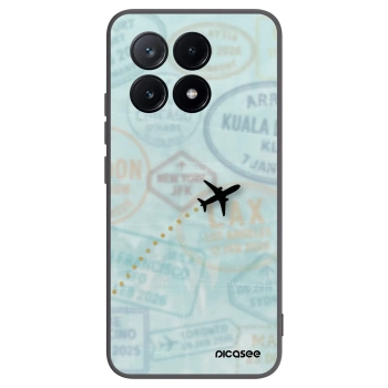 Picasee Xiaomi Poco X6 Pro Hülle - Schwarzes Silikon - FLIGHT PATH