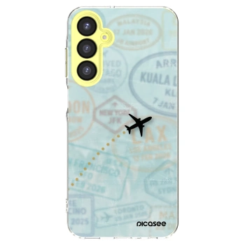 Picasee Samsung Galaxy A25 A256B 5G Hülle - Transparentes Silikon - FLIGHT PATH