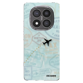 Picasee Xiaomi Redmi Note 14 Pro+ 5G Hülle - Transparentes Silikon - FLIGHT PATH
