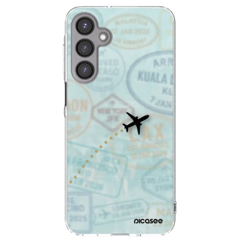 Picasee Samsung Galaxy A16 5G Hülle - Transparentes Silikon - FLIGHT PATH