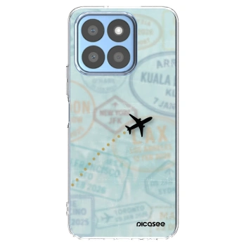 Picasee Honor X8c Hülle - Transparentes Silikon - FLIGHT PATH