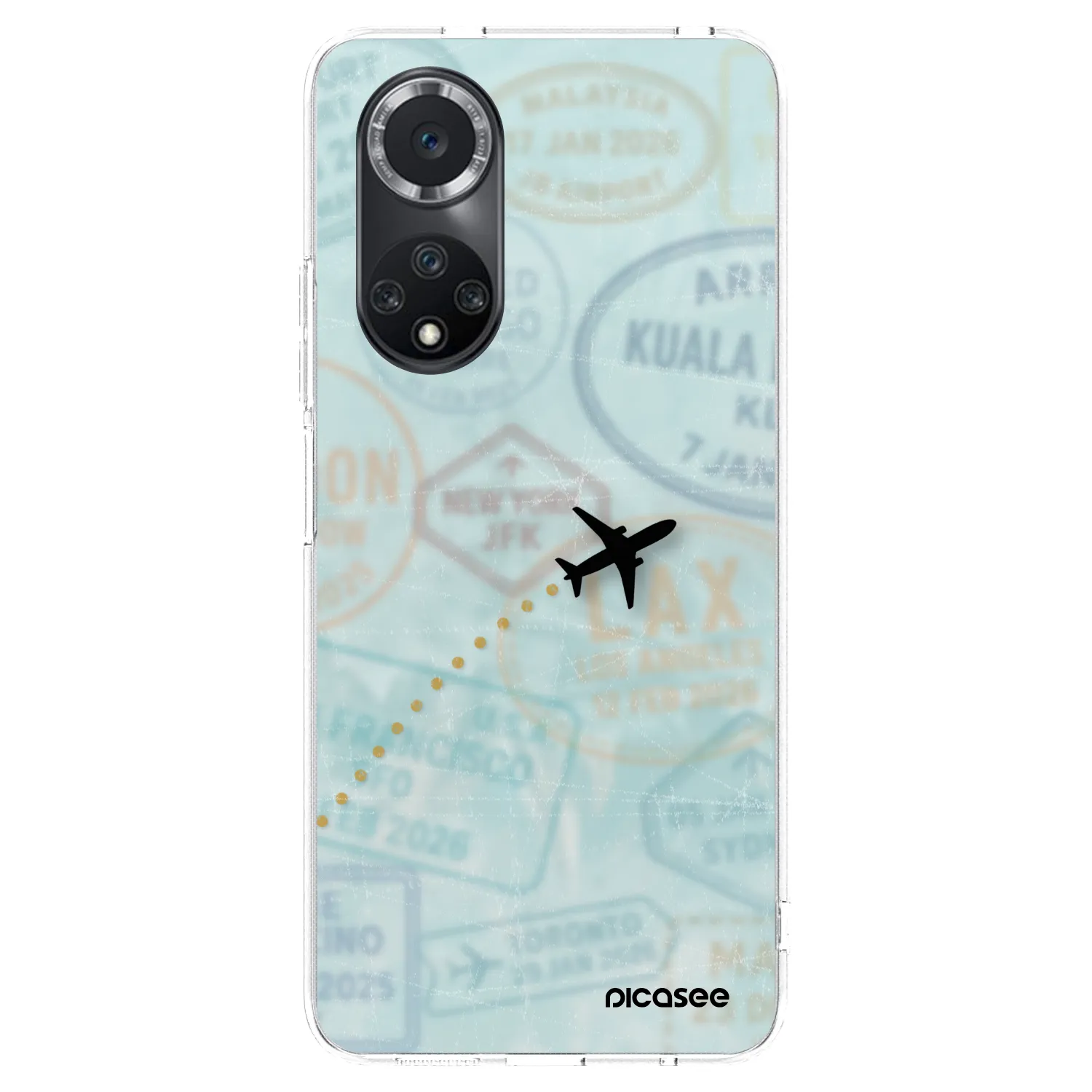 Picasee Huawei Nova 9 SE Hülle - Transparentes Silikon - FLIGHT PATH