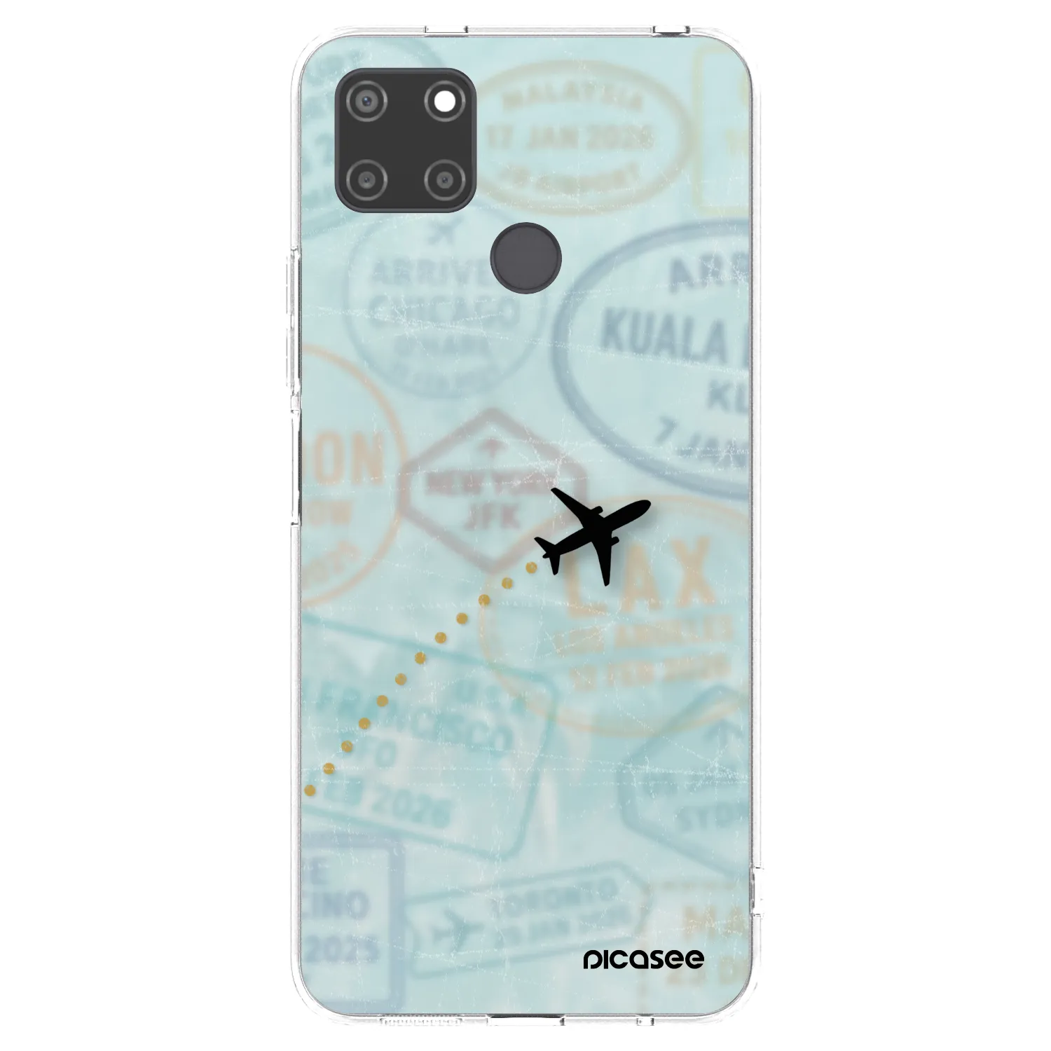 Picasee Realme C21Y Hülle - Transparentes Silikon - FLIGHT PATH