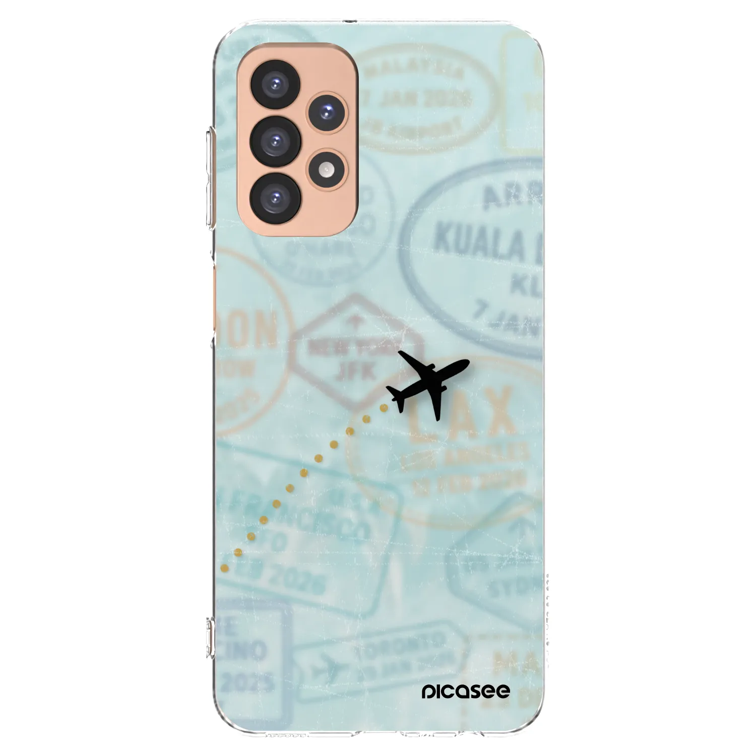 Picasee Samsung Galaxy A23 A236B 5G Hülle - Transparentes Silikon - FLIGHT PATH