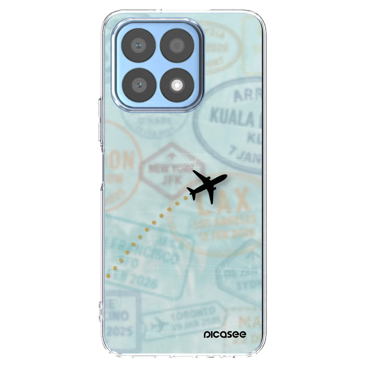 Picasee Honor X8a Hülle - Transparentes Silikon - FLIGHT PATH