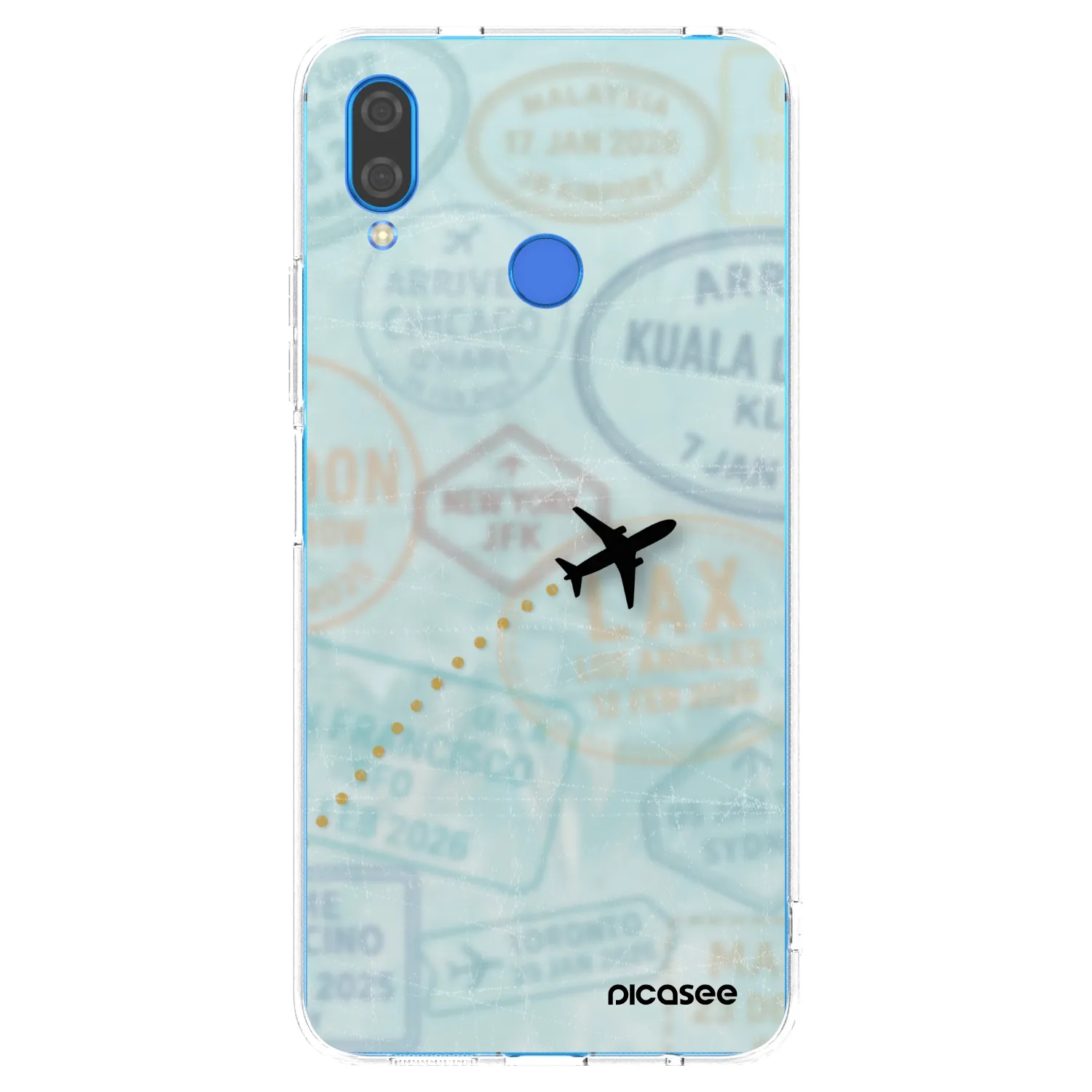 Picasee Huawei Nova 3 Hülle - Transparentes Silikon - FLIGHT PATH