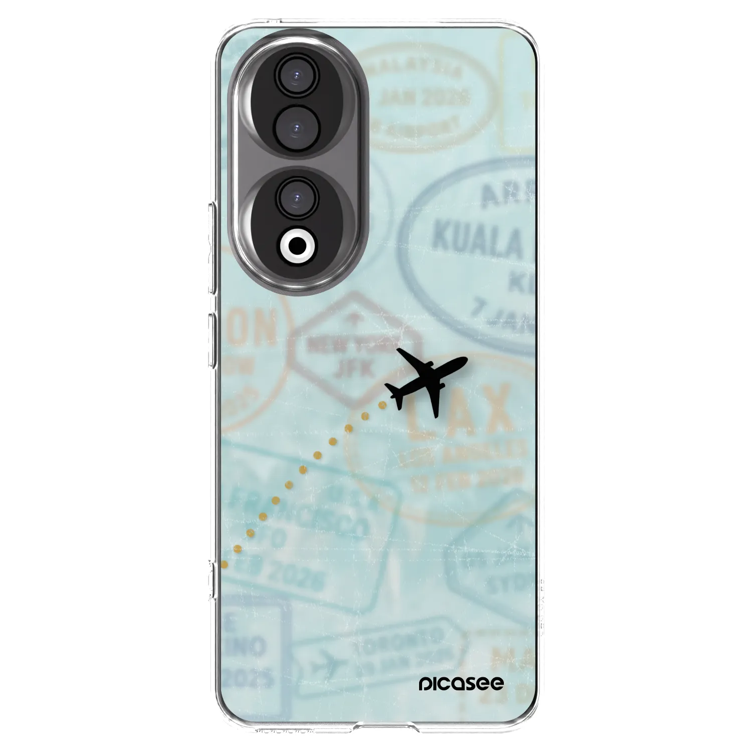 Picasee Honor 90 5G Hülle - Transparentes Silikon - FLIGHT PATH