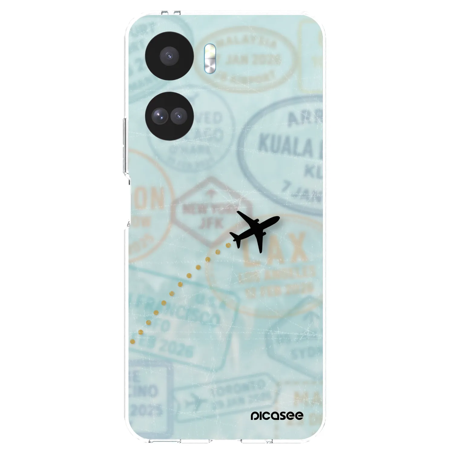 Picasee Honor 90 Lite 5G Hülle - Transparentes Silikon - FLIGHT PATH