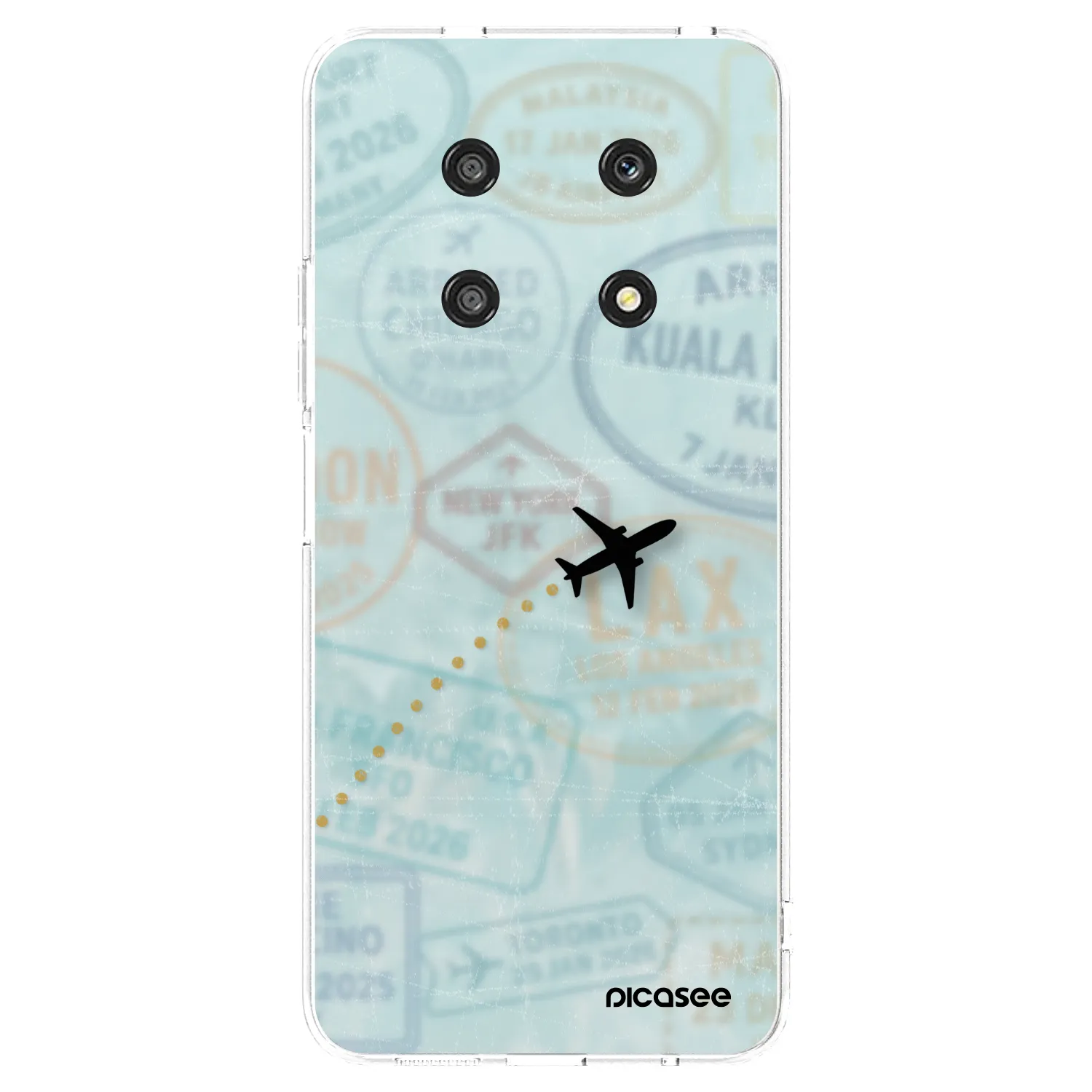 Picasee Honor Magic4 Lite 5G Hülle - Transparentes Silikon - FLIGHT PATH