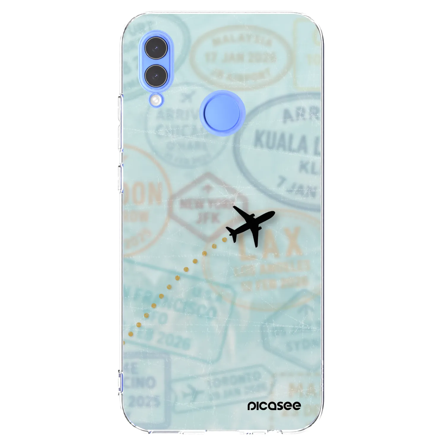 Picasee Honor 10 Lite Hülle - Transparentes Silikon - FLIGHT PATH