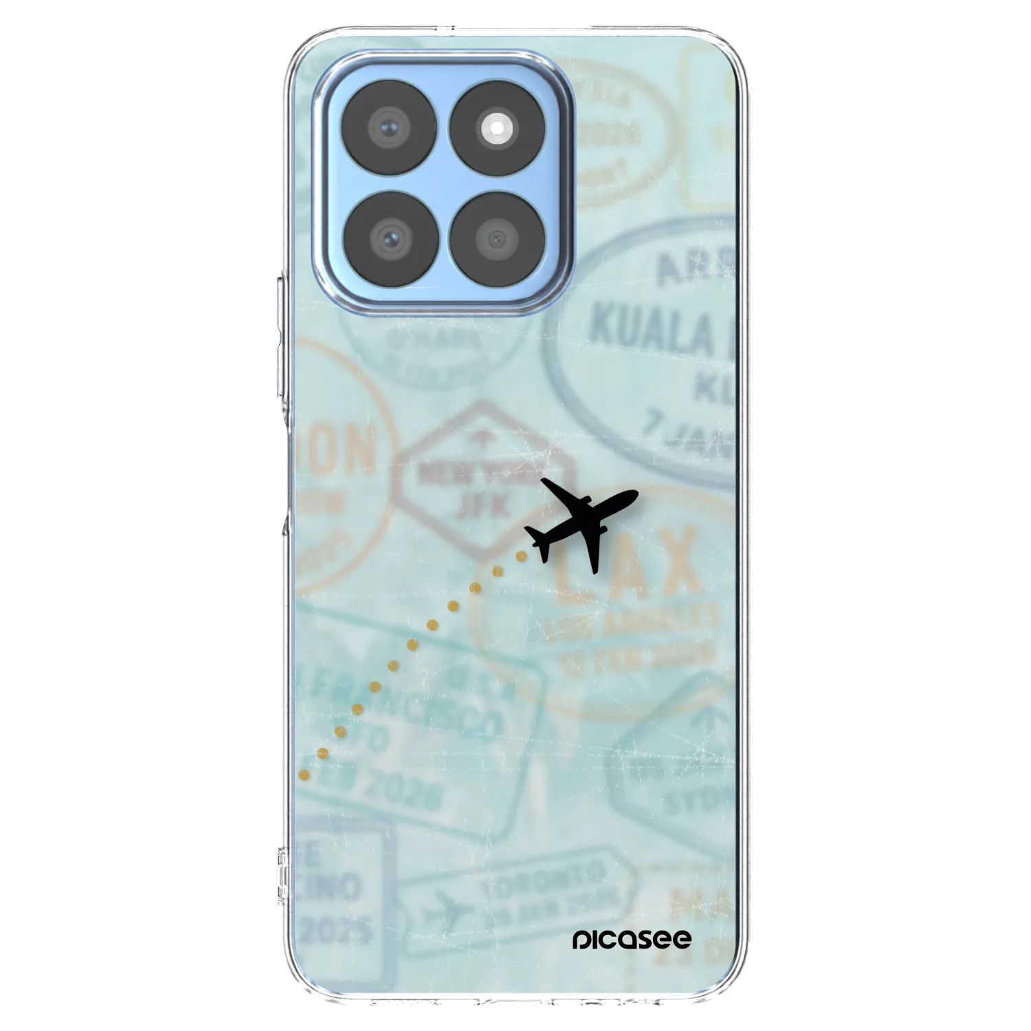 Picasee Honor X8c Hülle - Transparentes Silikon - FLIGHT PATH