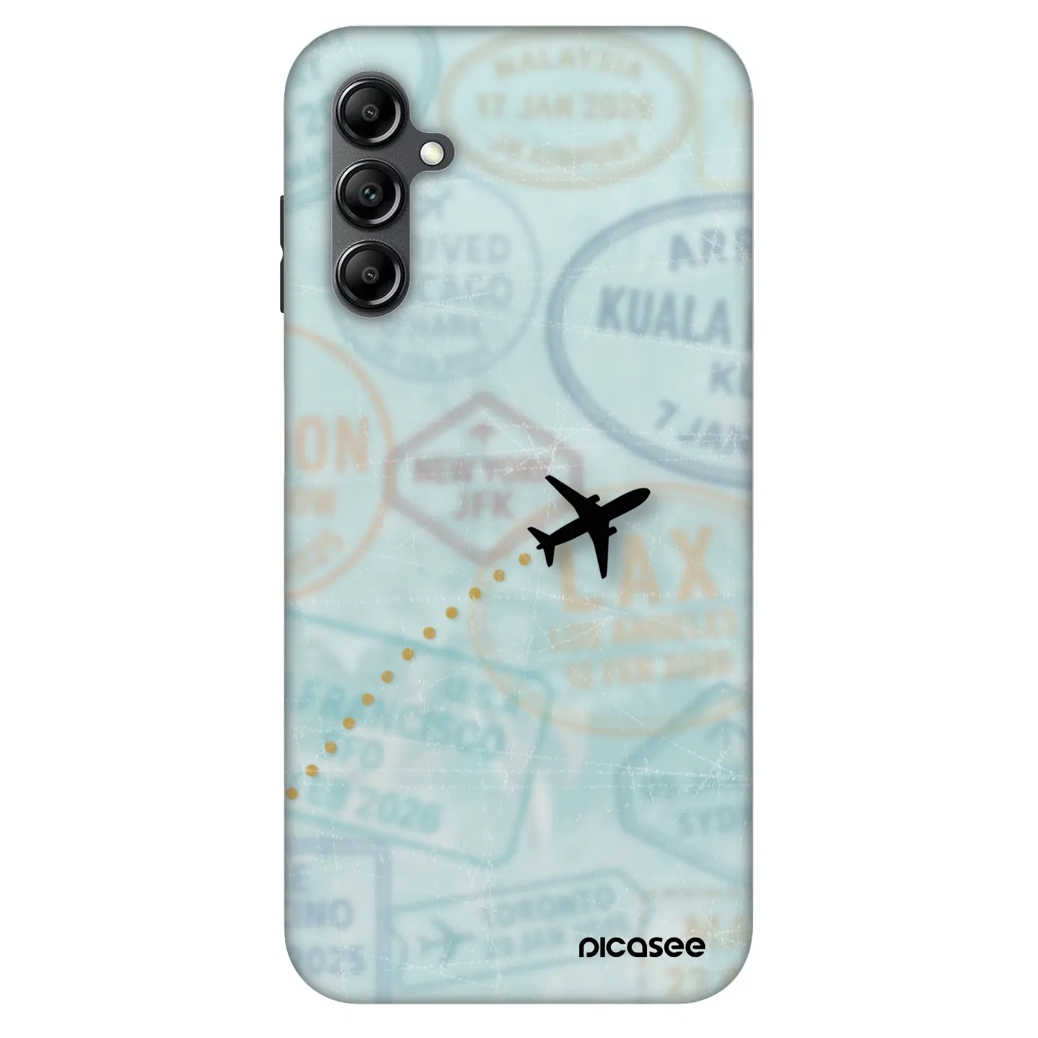 Picasee Fashion Case für Samsung Galaxy A14 4G A145R - FLIGHT PATH