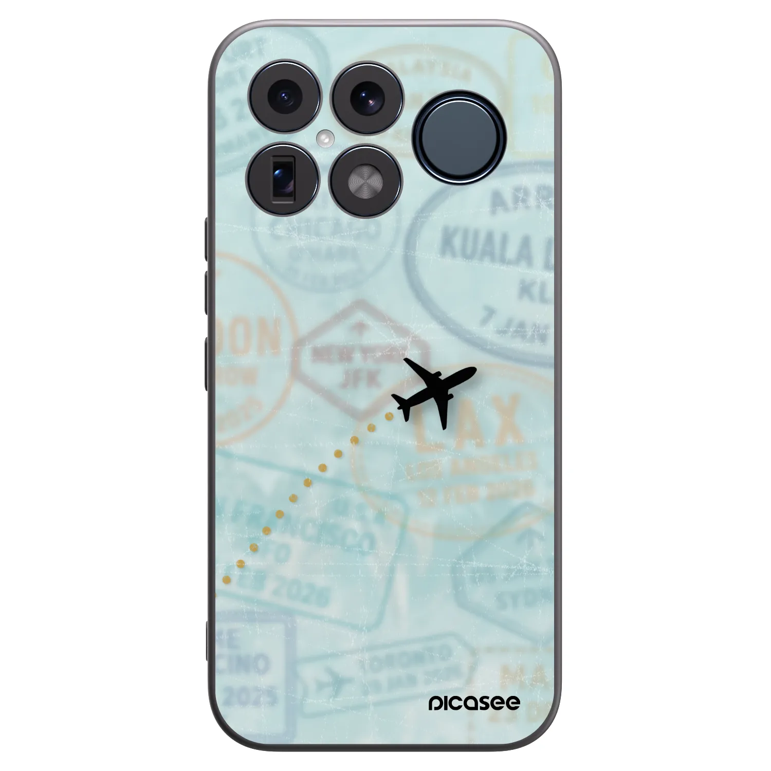 Picasee Xiaomi Poco F8 Ultra Hülle - Schwarzes Silikon - FLIGHT PATH