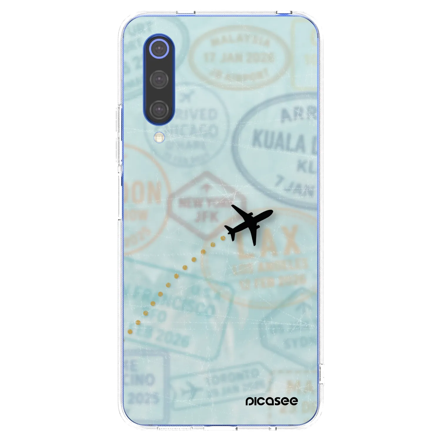 Picasee Xiaomi Mi 9 SE Hülle - Transparentes Silikon - FLIGHT PATH