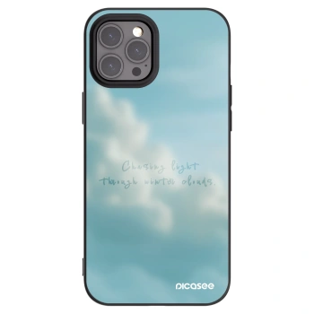 Picasee Apple iPhone 12 Pro Max Hülle - Schwarzes Silikon - CHASiNG LIGHT