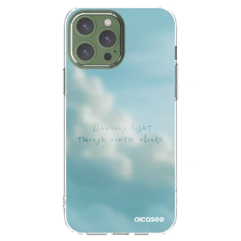 Picasee Apple iPhone 13 Pro Max Hülle - Transparentes Silikon - CHASiNG LIGHT