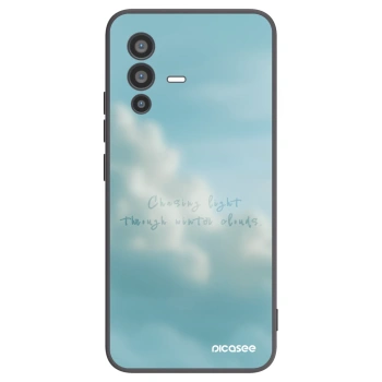 Picasee Vivo V23 5G Hülle - Schwarzes Silikon - CHASiNG LIGHT