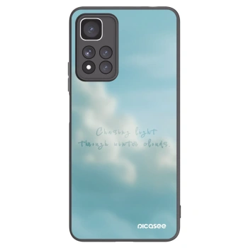 Picasee Xiaomi Redmi Note 11 Pro+ 5G Hülle - Schwarzes Silikon - CHASiNG LIGHT