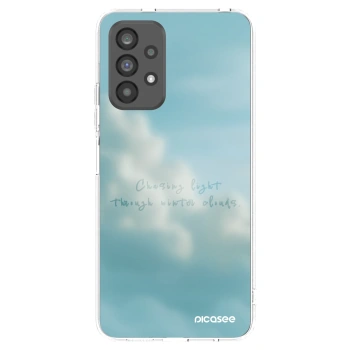 Picasee Samsung Galaxy A73 5G Hülle - Transparentes Silikon - CHASiNG LIGHT