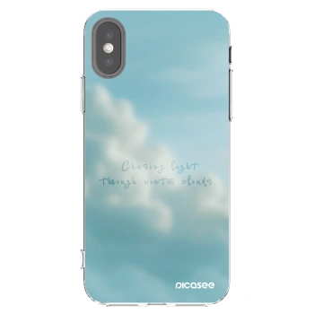 Picasee Apple iPhone X/XS Hülle - Transparentes Silikon - CHASiNG LIGHT