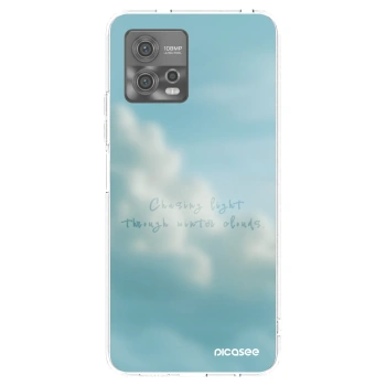 Picasee Motorola Moto G72 Hülle - Transparentes Silikon - CHASiNG LIGHT