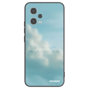 Picasee Xiaomi Redmi Note 12 5G Hülle - Schwarzes Silikon - CHASiNG LIGHT