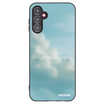 Picasee Samsung Galaxy A14 4G A145R Hülle - Schwarzes Silikon - CHASiNG LIGHT