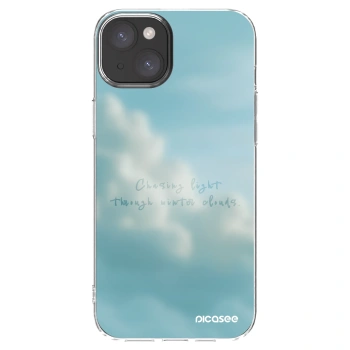 Picasee Apple iPhone 15 Plus Hülle - Transparentes Silikon - CHASiNG LIGHT
