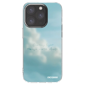 Picasee Apple iPhone 15 Pro Hülle - Transparentes Silikon - CHASiNG LIGHT