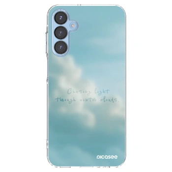 Picasee Samsung Galaxy A15 A156B 5G Hülle - Transparentes Silikon - CHASiNG LIGHT
