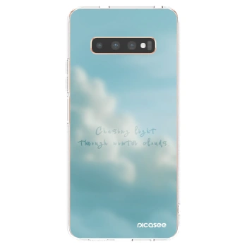 Picasee Samsung Galaxy S10 Plus G975 Hülle - Transparentes Silikon - CHASiNG LIGHT