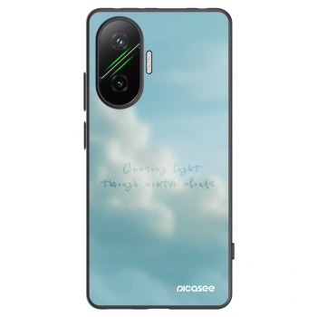 Picasee Xiaomi Poco F7 Pro 5G Hülle - Schwarzes Silikon - CHASiNG LIGHT
