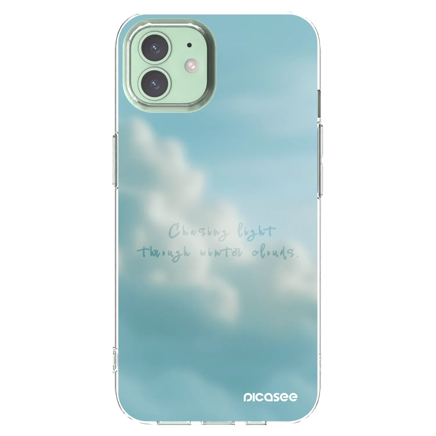 Picasee Apple iPhone 12 Pro Hülle - Transparentes Silikon - CHASiNG LIGHT