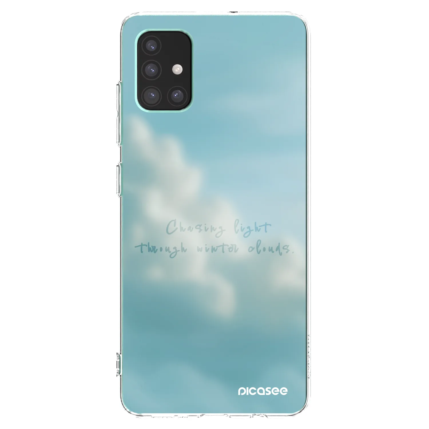 Picasee Samsung Galaxy M51 M515F Hülle - Transparentes Silikon - CHASiNG LIGHT