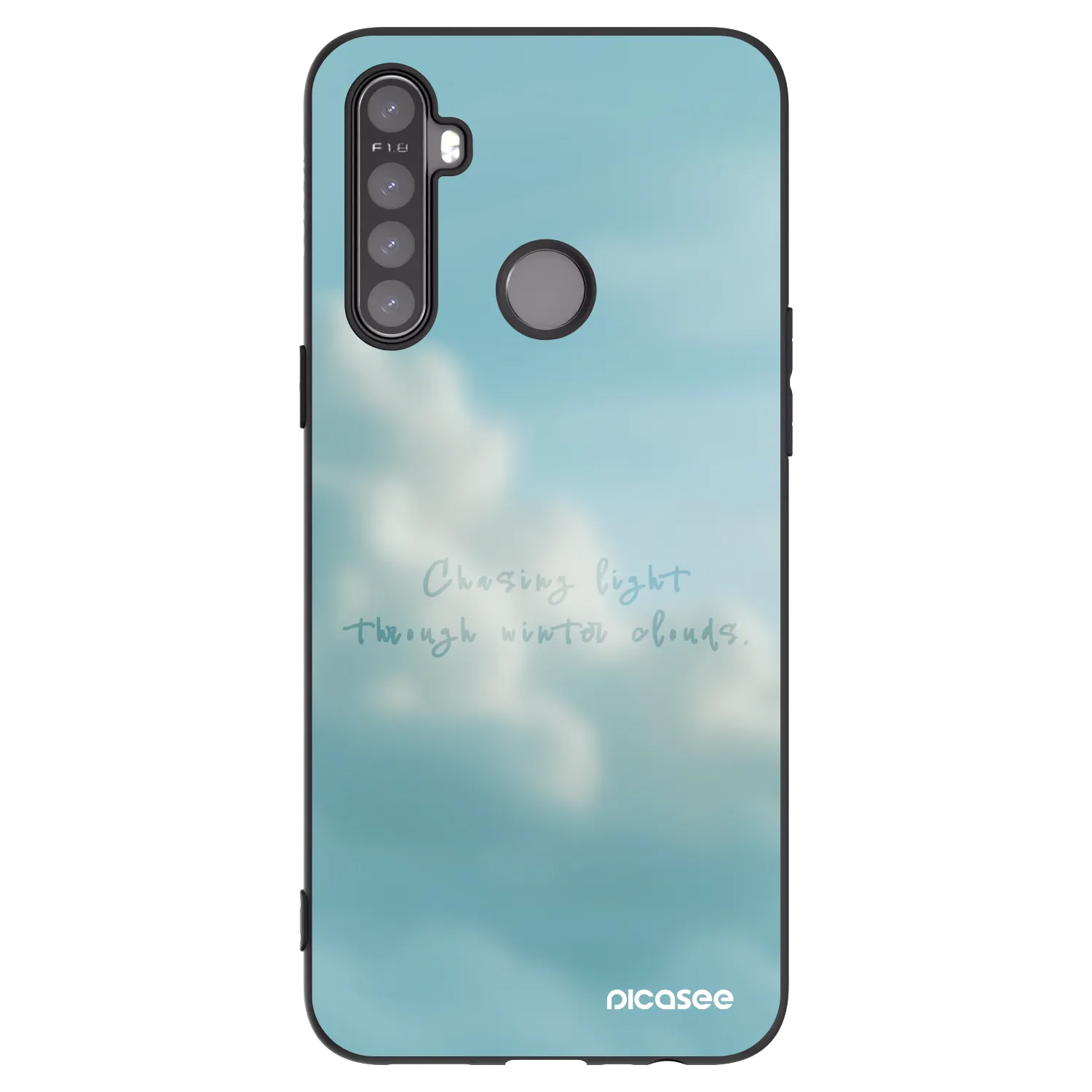 Picasee Realme 5 Hülle - Schwarzes Silikon - CHASiNG LIGHT