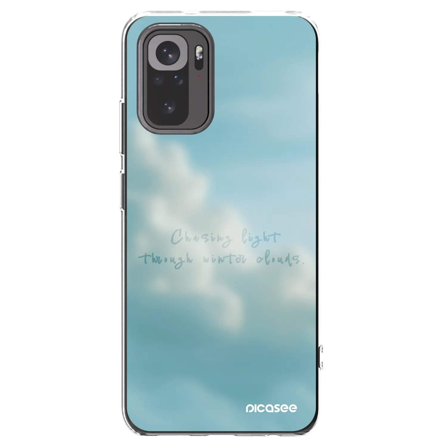 Picasee Xiaomi Redmi Note 10 Hülle - Transparentes Silikon - CHASiNG LIGHT
