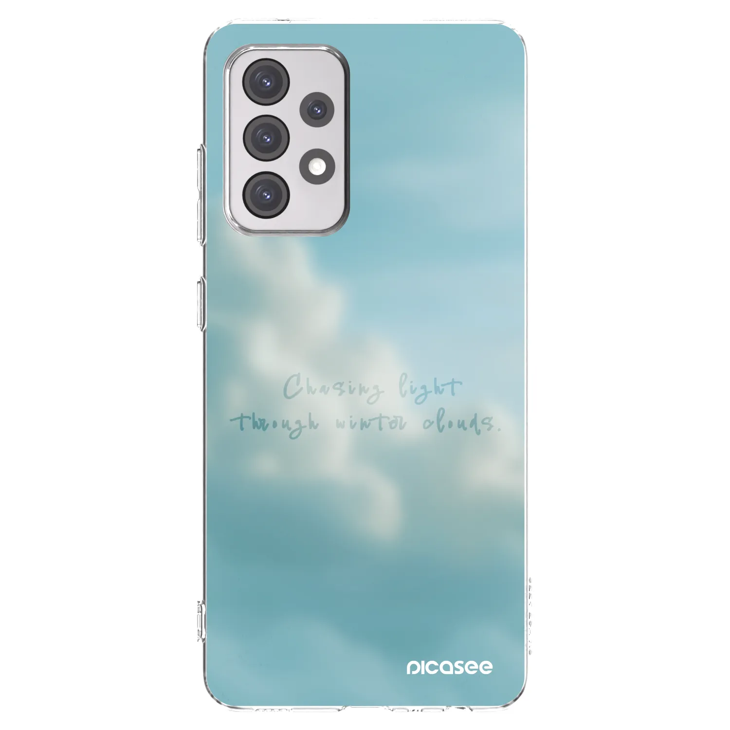 Picasee Samsung Galaxy A52 5G A525F Hülle - Transparentes Silikon - CHASiNG LIGHT