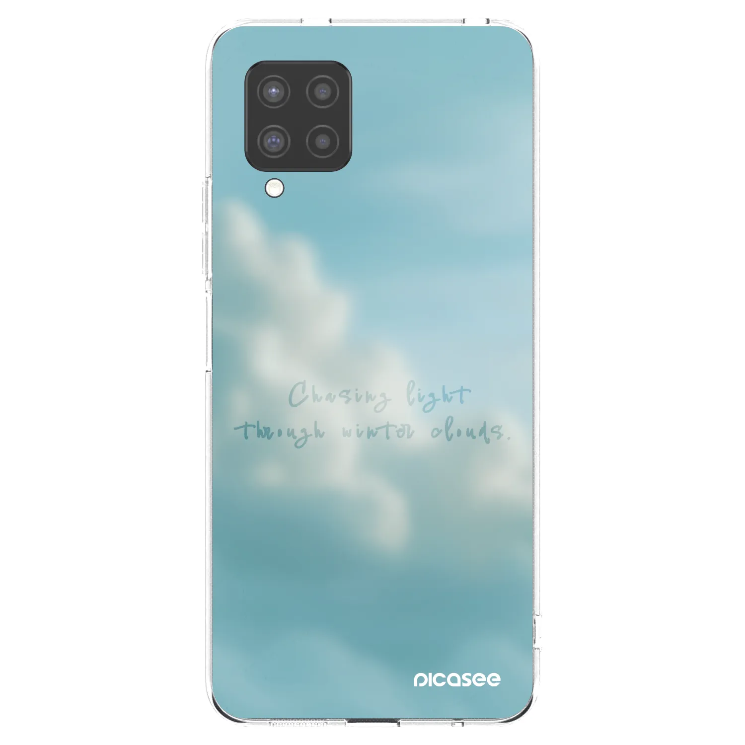 Picasee Samsung Galaxy A42 A426B Hülle - Transparentes Silikon - CHASiNG LIGHT