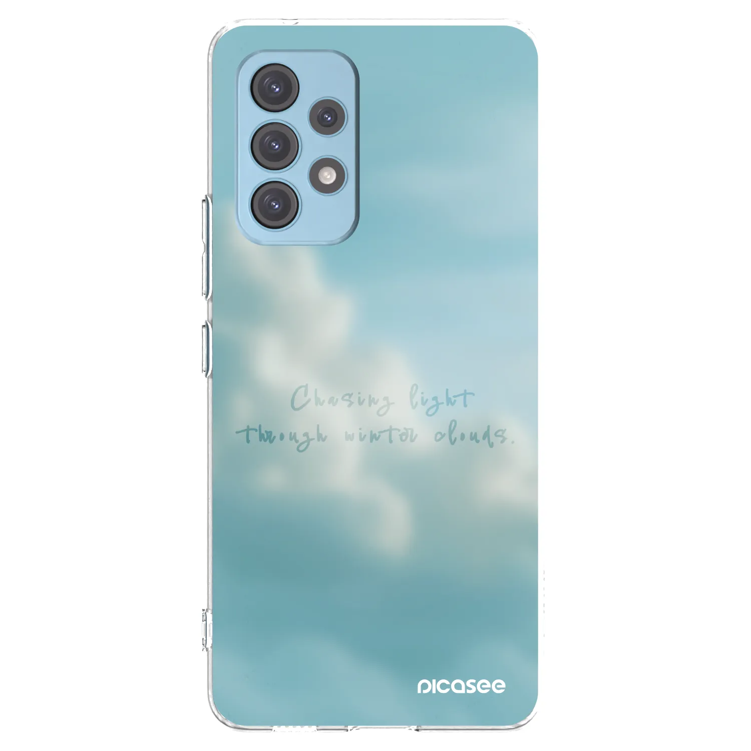 Picasee Samsung Galaxy A53 5G A536 Hülle - Transparentes Silikon - CHASiNG LIGHT