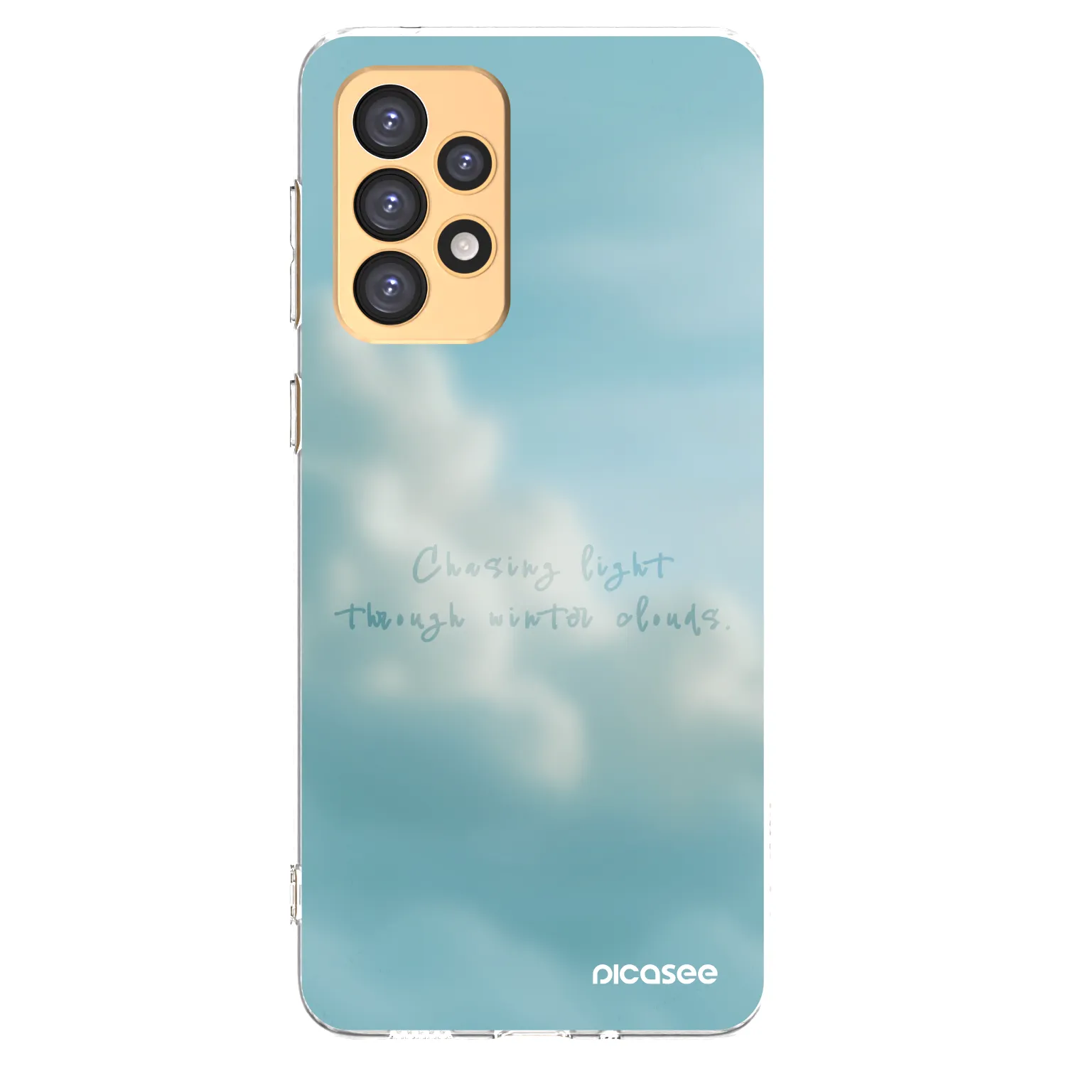 Picasee Samsung Galaxy A33 5G A336 Hülle - Transparentes Silikon - CHASiNG LIGHT