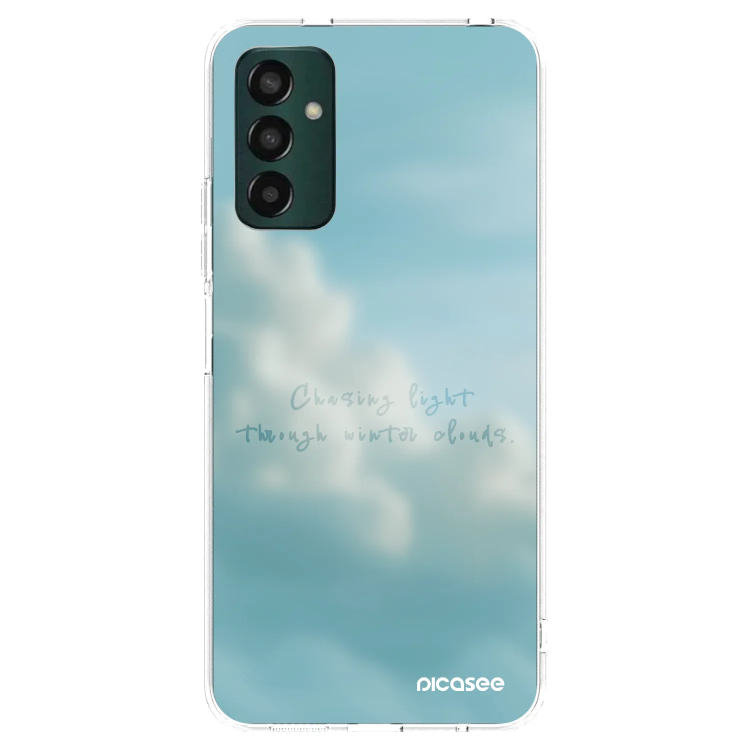 Picasee Samsung Galaxy M13 M135F Hülle - Transparentes Silikon - CHASiNG LIGHT