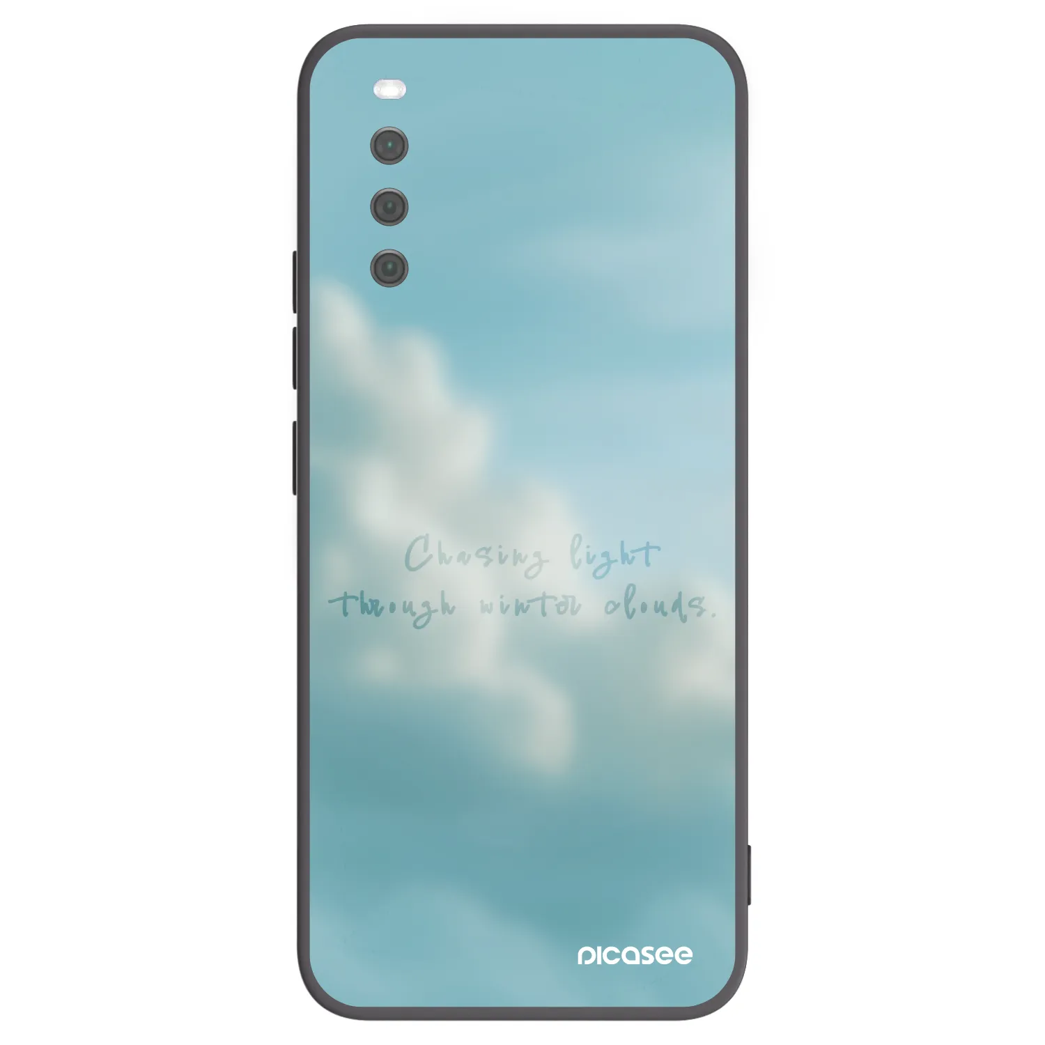 Picasee Sony Xperia 10 III Hülle - Schwarzes Silikon - CHASiNG LIGHT