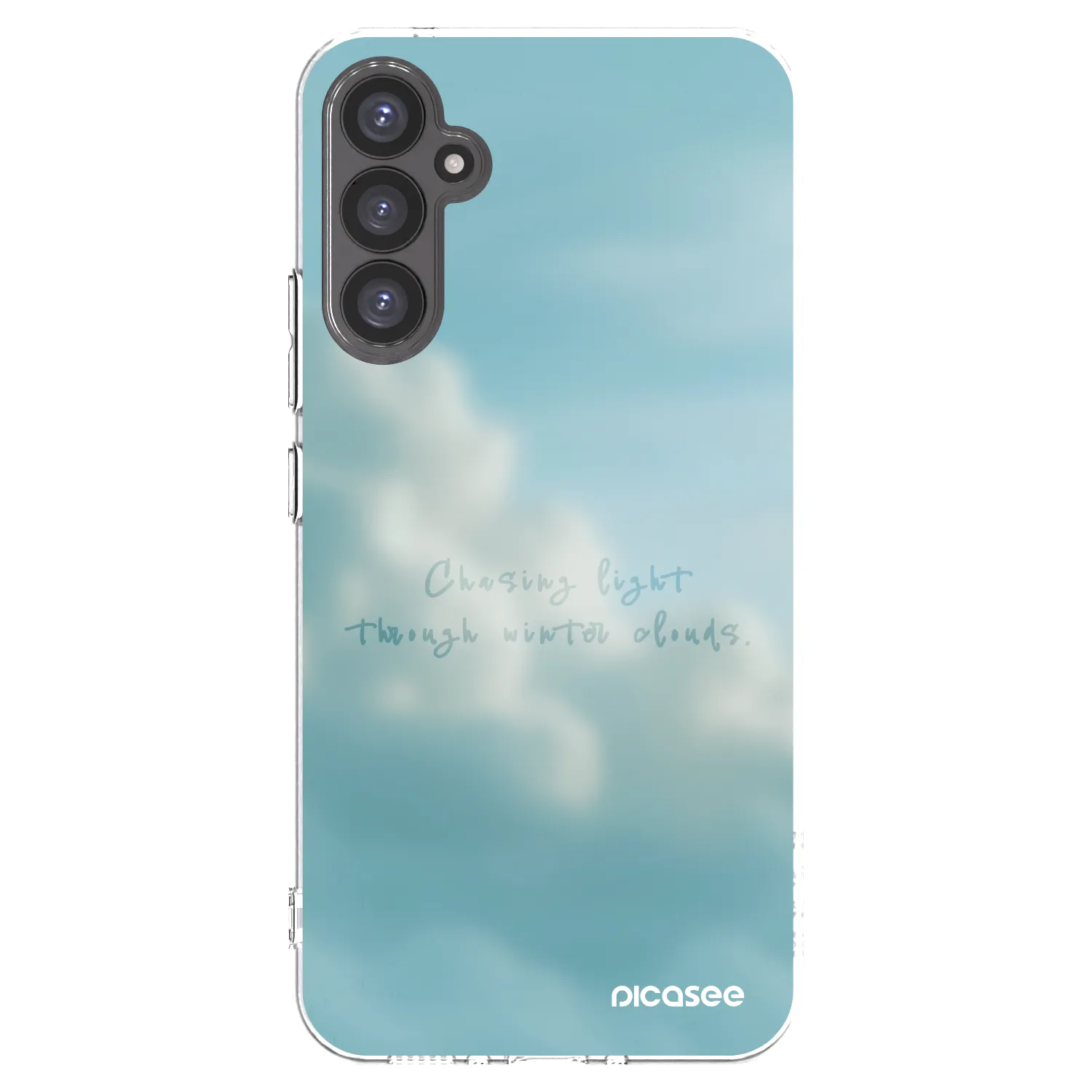 Picasee Samsung Galaxy A34 5G A346B Hülle - Transparentes Silikon - CHASiNG LIGHT