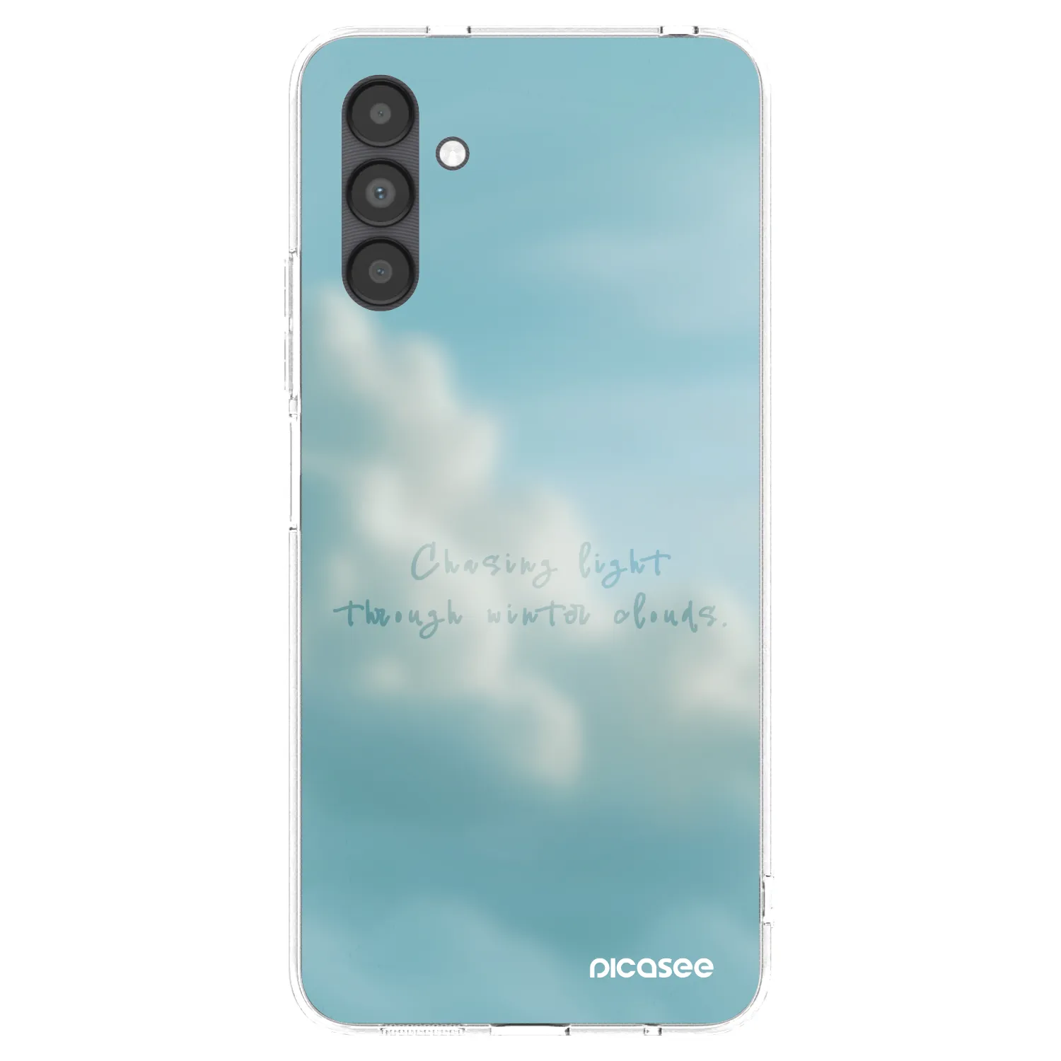 Picasee Samsung Galaxy A04s A047F Hülle - Transparentes Silikon - CHASiNG LIGHT
