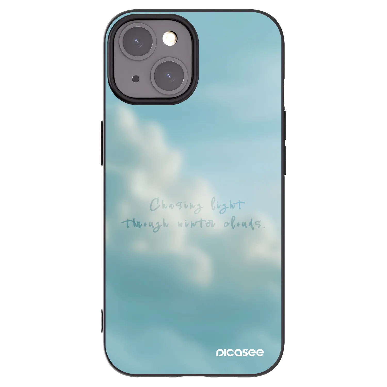 Picasee Apple iPhone 15 Hülle - Schwarzes Silikon - CHASiNG LIGHT